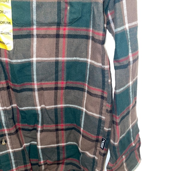 Eddie Bauer Flannel Button down plaid Men’s size Medium - Picture 2 of 6